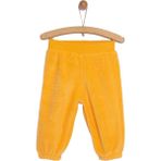 HelloBaby Basic Polar Pantolon Erkek Bebek - Koyu Sarı - 6 Ay