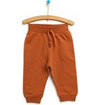 HelloBaby Basic Şardonlu Iki Ip Eşofman Altı Erkek Bebek - Kahverengi - 6 Ay