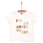 HelloBaby Basic Yazı Baskılı Tshirt Erkek Bebek