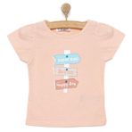 HelloBaby Basic Yazı Baskılı Tshirt Kız Bebek
