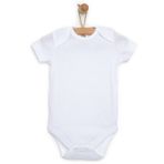 HelloBaby Beyaz Kısa Kol Body