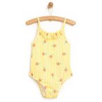 HelloBaby Çizgili Ananas Desenli Mayo Kız Bebek