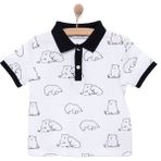 HelloBaby Cool Boy Erkek Tshirt Erkek Bebek - Ekru - 1,5 Yaş