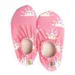 HelloBaby Desenli Deniz Ayakkabısı Kız Bebek - Pembe