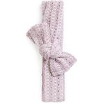 Hellobaby Dokulu Örme Kumaş Bağlamalı Kız Saç Bandı Kız Bebek - Lila - Standart