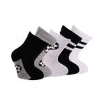 HelloBaby Erkek 5'li Soket Çorap Bebek - Gri