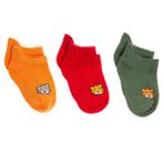 HelloBaby Erkek Bebek 3lü Bilek Çorap Hayvan Baskılı - Yeşil
