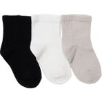 Hellobaby Erkek Bebek 3lü Soket Çorap - Gri - 2 - 2,5 Yaş