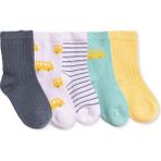 Hellobaby Erkek Bebek 5li Soket Çorap Hayvan Baskılı - 3 - 4 Yaş - Açık Mavi