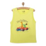 HelloBaby Erkek Bebek Atlet-Tişört Bisiklet Yaka Atlet - Açık Yeşil