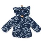 HelloBaby Erkek Bebek Basic Hırka Wellsoft Kulaklı Bisiklet Yaka Uzun Kol Karışık Renkli - Desenli