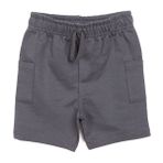 HelloBaby Erkek Bebek Basic Şort Reçme Paça Gri 1 Yaş -