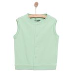 HelloBaby Erkek Bebek Basic Yelek Çıtçıtlı Bebe Yaka Atlet - Yeşil