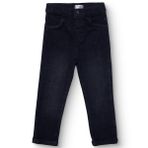 HelloBaby Erkek Bebek Denim Pantolon Düğmeli Reçme - Siyah