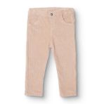 HelloBaby Erkek Bebek Kadife Pantolon Çıtçıtlı Reçme - Kahverengi
