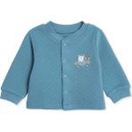 Hellobaby Erkek Bebek Kapitone Hırka Araba Baskılı Çıtçıtlı Bisiklet Yaka Long Sleeve - 1 - 3 Ay - Mavi
