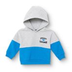HelloBaby Erkek Bebek Kapüşonlu Sweatshirt Şardonlu Üç İplik Uzun Kol