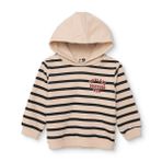 HelloBaby Erkek Bebek Kapüşonlu Sweatshirt Üç İplik Kapüşonlu Yaka Uzun Kol