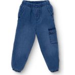 Hellobaby Erkek Bebek Mountain Explorer Denim Pantolon Lastikli Paça - Mavi - 18 - 24 Ay