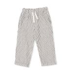 HelloBaby Erkek Bebek Pantolon Bağcıklı Reçme - Ekru Baskılı