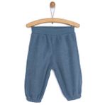 HelloBaby Erkek Bebek Polar Pantolon Ribanalı - Mavi