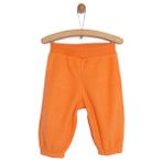 HelloBaby Erkek Bebek Polar Pantolon Ribanalı - Turuncu