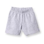 HelloBaby Erkek Bebek Şort Reçme - Gri Melanj