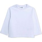Hellobaby Erkek Bebek Tişört Bisiklet Yaka Long Sleeve - Beyaz - 18 - 24 Ay