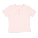HelloBaby Erkek Bebek Tişört Düğmeli Hakim Yaka Short Sleeve - Somon