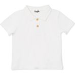 Hellobaby Erkek Bebek Tişört Polo Yaka Kısa Kol - Beyaz - 2 - 3 Yaş