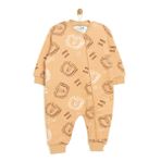 HelloBaby Erkek Bebek Uyku Tulumu İnterlok 2 TOG Kahverengi -