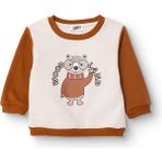 Hellobaby Erkek Bebek Woodland 1 Sweatshirt Şardonlu Bisiklet Yaka Uzun Kol