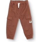 Hellobaby Erkek Bebek Woodland 2 Pantolon Gabardin Lastikli Paça - Kahverengi - 6 - 9 Ay