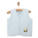 HelloBaby Erkek Bebek Yelek Kapitoneli Açık Mavi -
