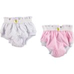 HelloBaby Hellobaby 2'li Alıştırma Külodu Pembe Beyaz - Standart