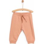 HelloBaby Hellobaby Basic Az Şardonlu Eşofman Alt Erkek Bebek - 9 Ay - Vizon