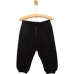 HelloBaby HelloBaby Basic Az Şardonlu Eşofman Alt Erkek Bebek - Siyah - 6 Ay