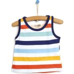 HelloBaby HelloBaby Basic Erkek Bebek Atlet Tshirt - 6 Ay - Çok Renkli