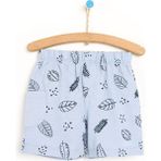HelloBaby HelloBaby Basic Erkek Bebek Cepli Örme Şort Erkek Bebek - Mavi - 2 Yaş