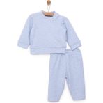 HelloBaby HelloBaby Basic Eşofman Takımı Erkek Bebek - Açık Mavi - 4 Yaş