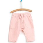 HelloBaby HelloBaby Basic Kız Bebek Cepli Pantolon Kız Bebek - 2 Yaş - Açık Pembe