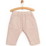 HelloBaby HelloBaby Basic Müslin Pantolon Erkek Bebek - Vizon - 1 Yaş