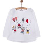 HelloBaby HelloBaby Celebration Kız Bluz Kız Bebek - Ekru - 9 Ay