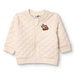 HelloBaby HelloBaby Erkek Bebek Kapitone Hırka Fermuarlı Little Car Mandarin Collar Uzun Kol