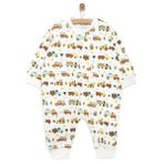 HelloBaby HelloBaby Erkek Bebek Uyku Tulumu Fermuarlı Bisiklet Yaka Uzun Paça Uzun Kol