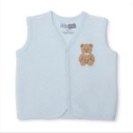 Hellobaby Hellobaby, Erkek, Kapitone Yelek, Hayvan Baskılı, Çıtçıtlı, V Yaka, Atlet - 6 - 9 Ay - Mavi