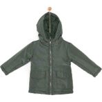 HelloBaby HelloBaby Kapüşonlu Mont Erkek Bebek - Yeşil - 1 Yaş