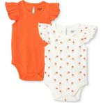 Hellobaby Hellobaby, Kız, 2li Atlet Body, Hayvan Baskılı, Çıtçıtlı, Bisiklet Yaka, Atlet - Açık Mercan - 2 - 3 Yaş