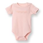 HelloBaby HelloBaby Kız Bebek Kısa Kol Body Bisiklet Yaka Kısa Kol