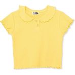 Hellobaby Hellobaby, Kız, Bluz, Düğmeli, Sun Flower, Bebe Yaka, Kısa Kol - Sarı - 6 - 9 Ay